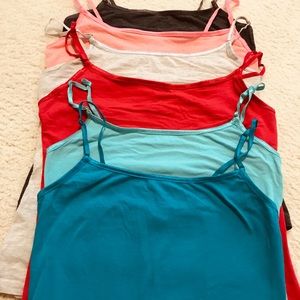 Papaya Set of 6 Cami Tank Tops Size XS